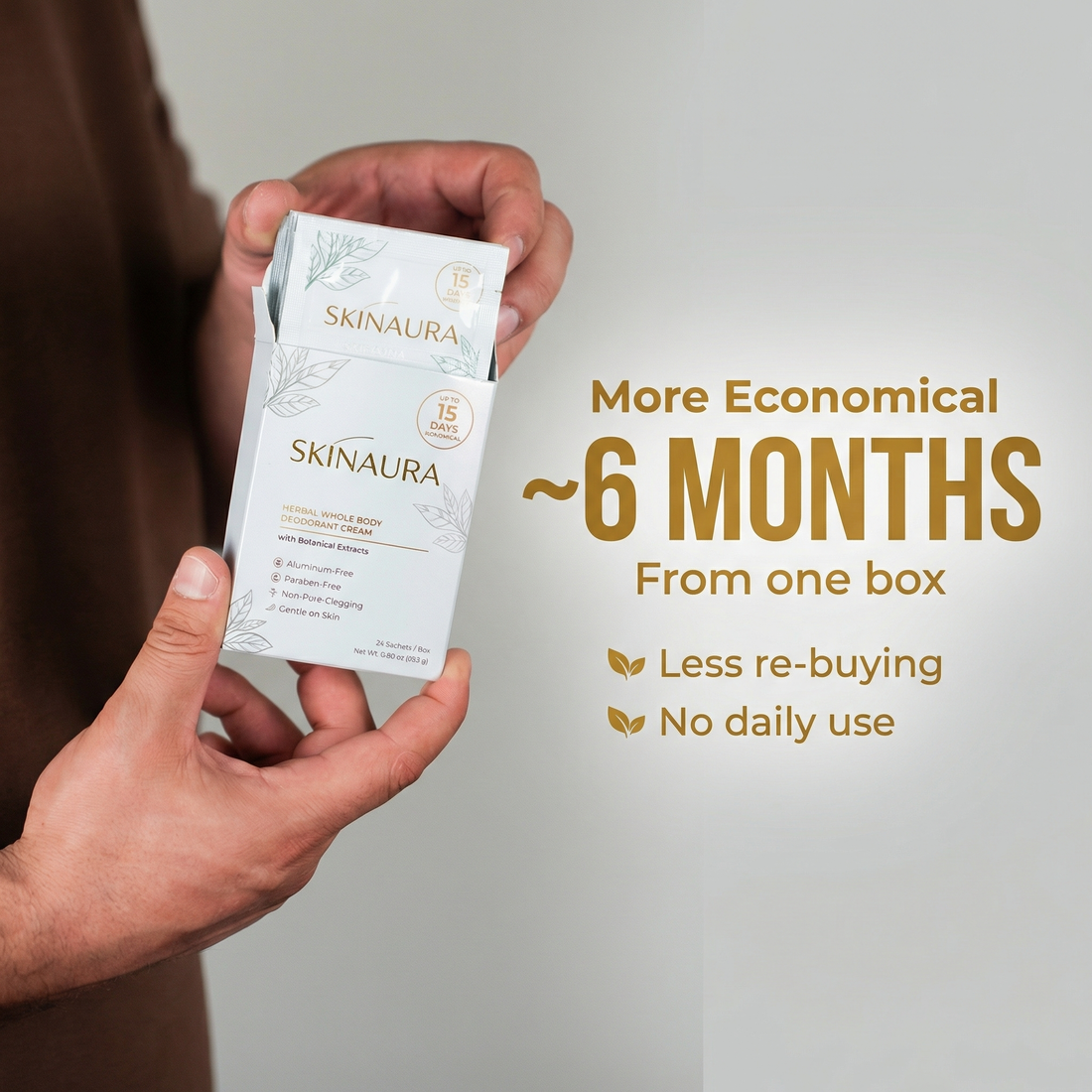 Herbal Whole Body Deodorant Cream SkinAura
